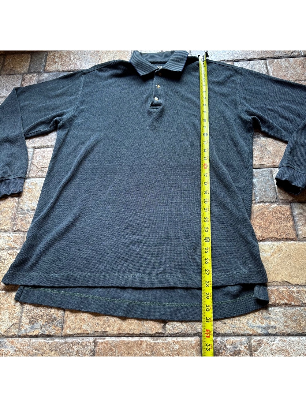 VINTAGE 90s DOCKERS LONG SLEEVE POLO Size M - Picture 3 of 8
